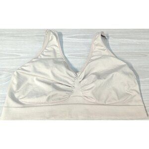 Pullover Wireless Bra Bralette XL‎ Grey Comfort Lounge Light Support Day Night